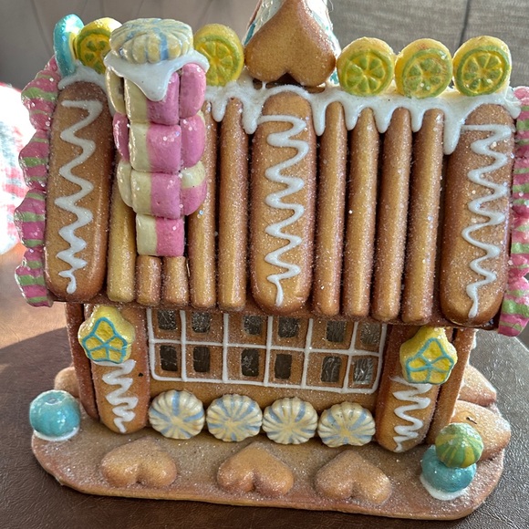 Festive Gingerbread House Decoration - Picture 2 of 2